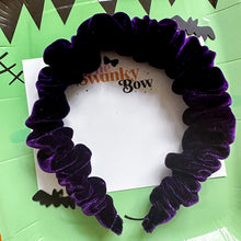 Dark Purple Scrunchie Headband