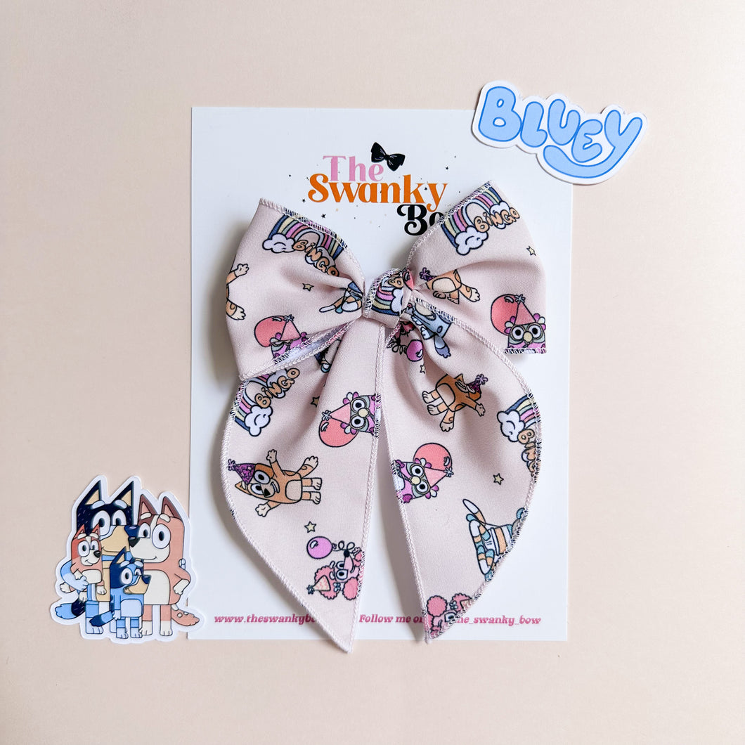 Midi Birthday Bluey and Friends Fable Hair Bow